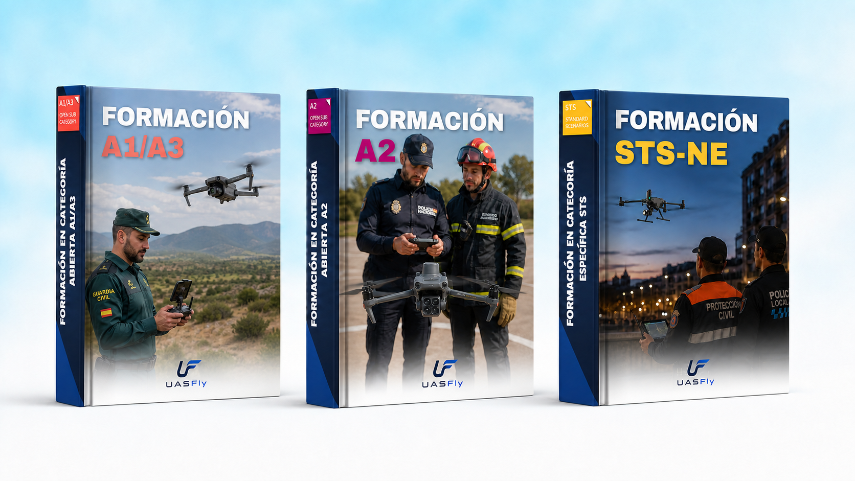 Pack Fly Combo Completo No EASA: A1/A3 + A2 + STS-NE