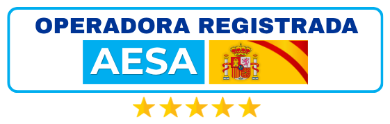 Sello de operadora registrada en AESA