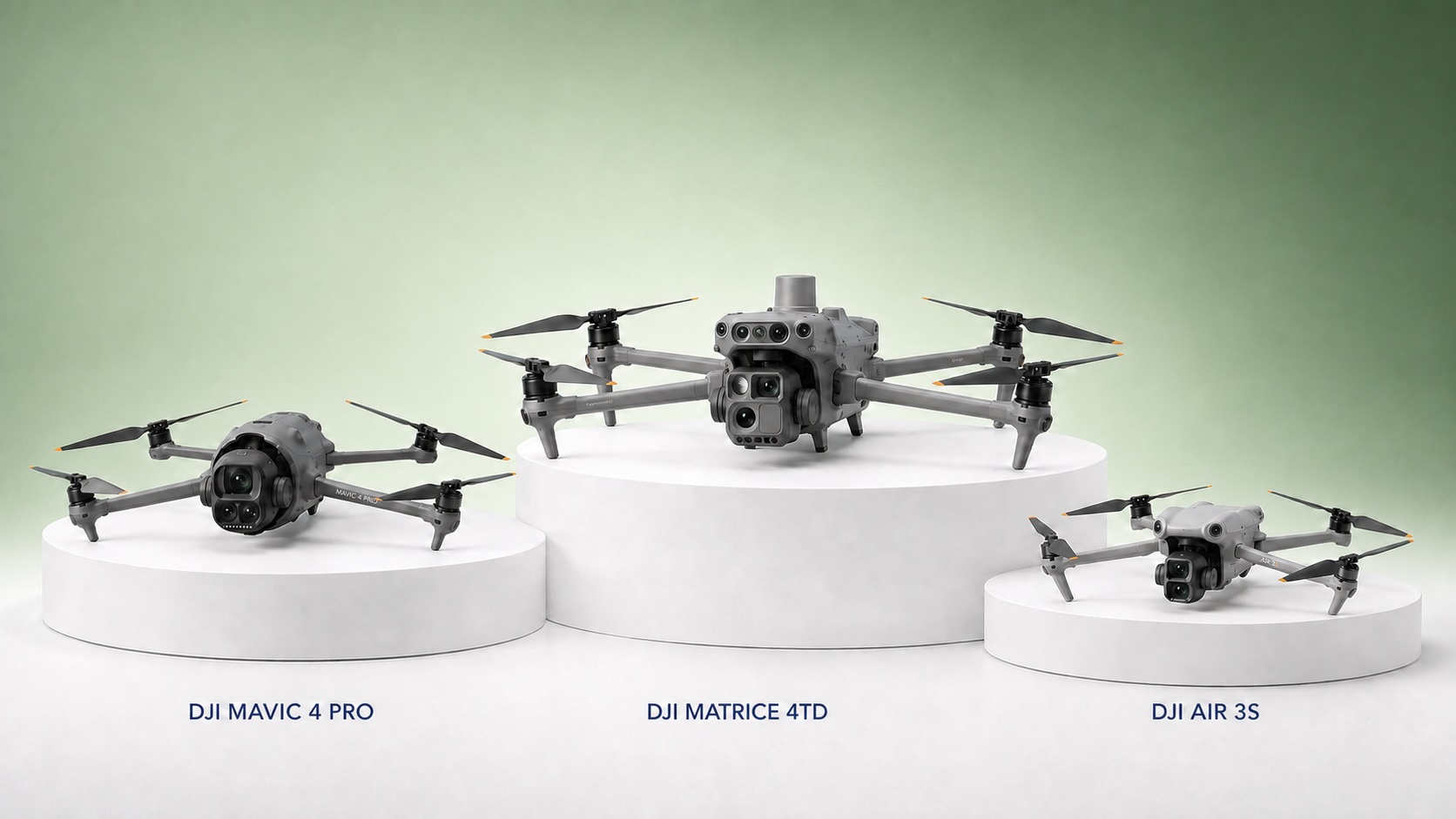 Aeronaves de escuela UASFLY: DJI Mavic 4 Pro, Matrice 4TD y Air 3S
