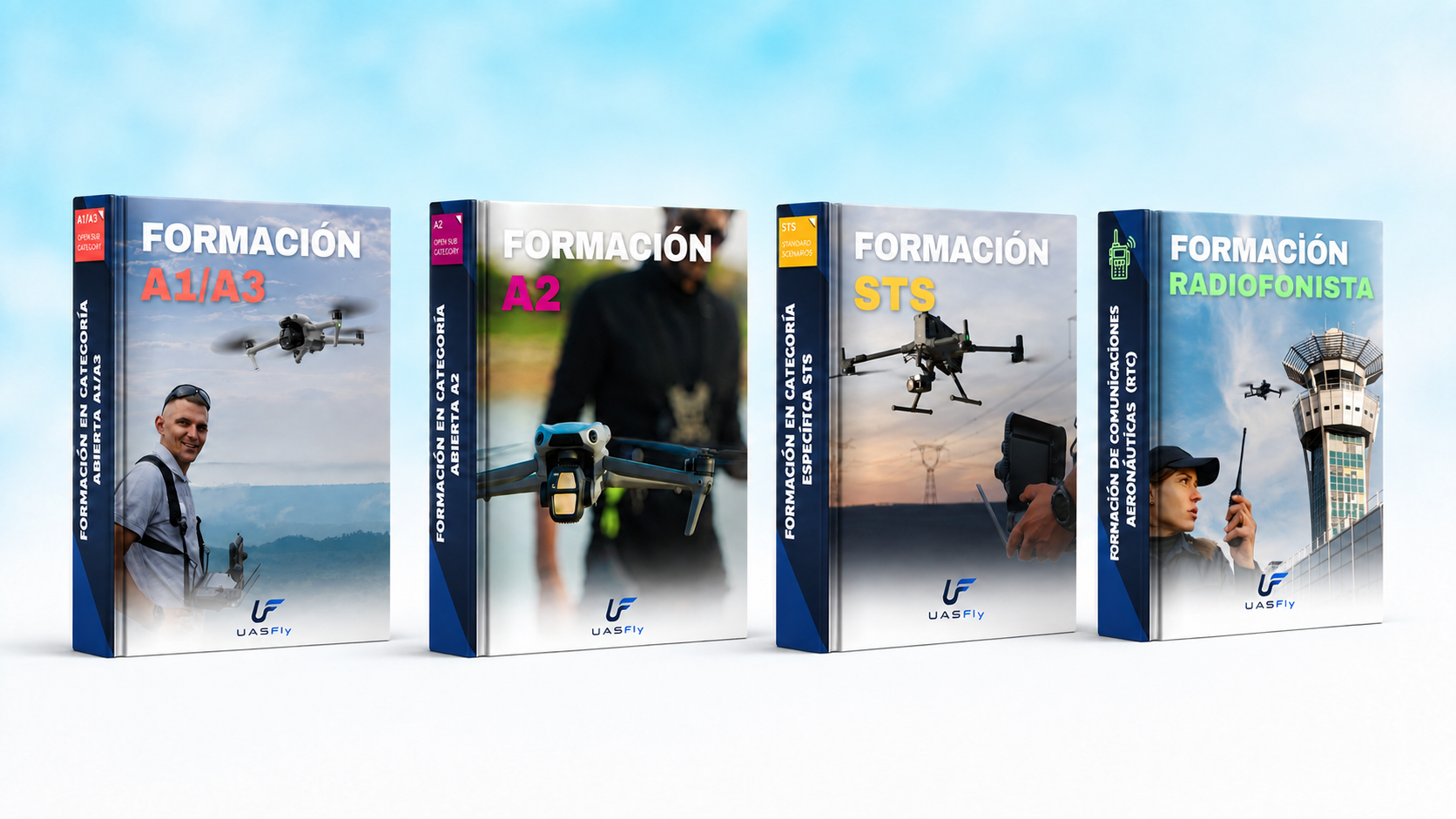 Pack formativo COMBO PLUS: formaciones A1/A3, A2, STS y Radiofonista